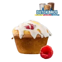 dutch bros lamon raspberry muffin